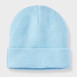 Toddler Value Beanie - Cat & Jack™ Clean Blue 12-24M