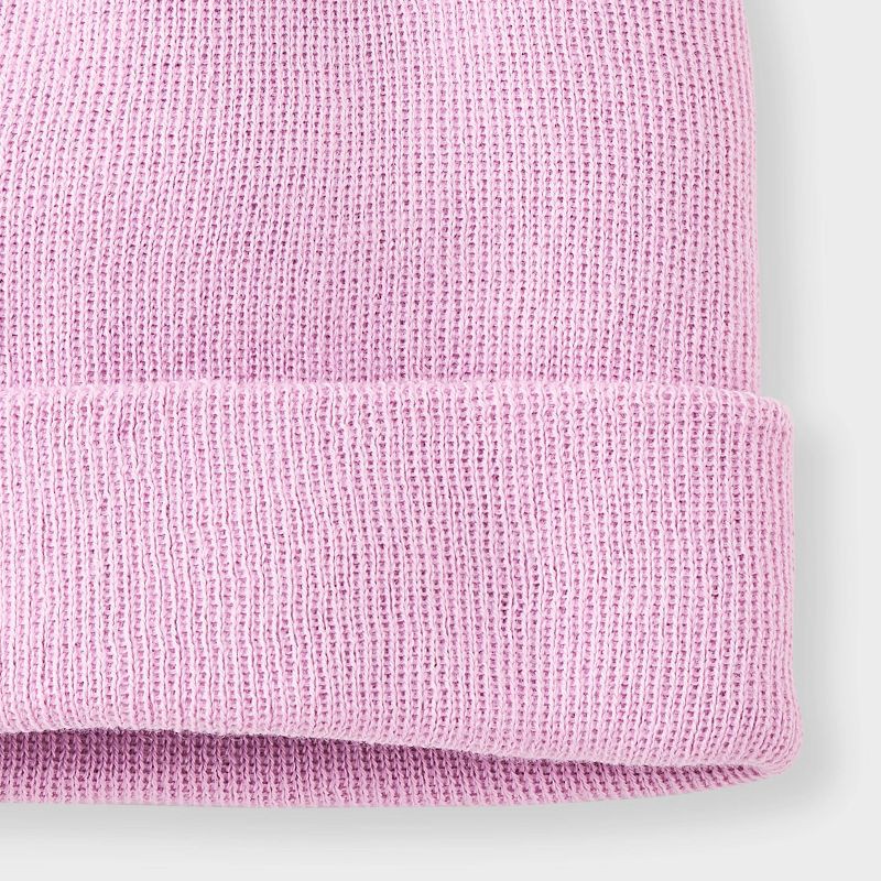 slide 3 of 3, Toddler Value Beanie - Cat & Jack™ Purple 12-24M, 1 ct