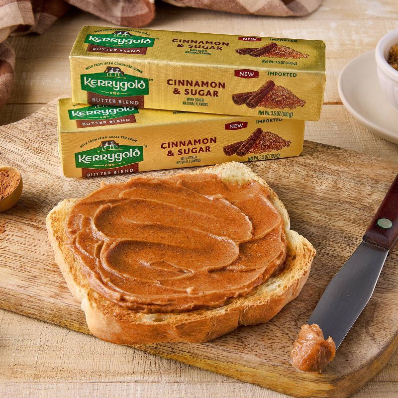 slide 4 of 6, Kerrygold Cinnamon and Sugar Salted Stick Butter - 3.5oz, 3.5 oz