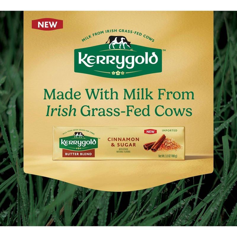 slide 5 of 6, Kerrygold Cinnamon and Sugar Salted Stick Butter - 3.5oz, 3.5 oz