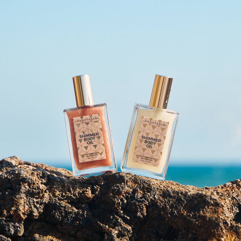 slide 5 of 5, Anastasia Beverly Hills Shimmer Body Oil Sun-Kissed Glow - White - 1.5 fl oz - Ulta Beauty, 1.5 fl oz