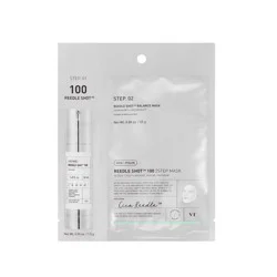 VT Cosmetics Reedle Shot 100 2-Step Sheet Mask: Paraben-Free, Artificial Fragrance-Free, Hydrating, Acne-Prone