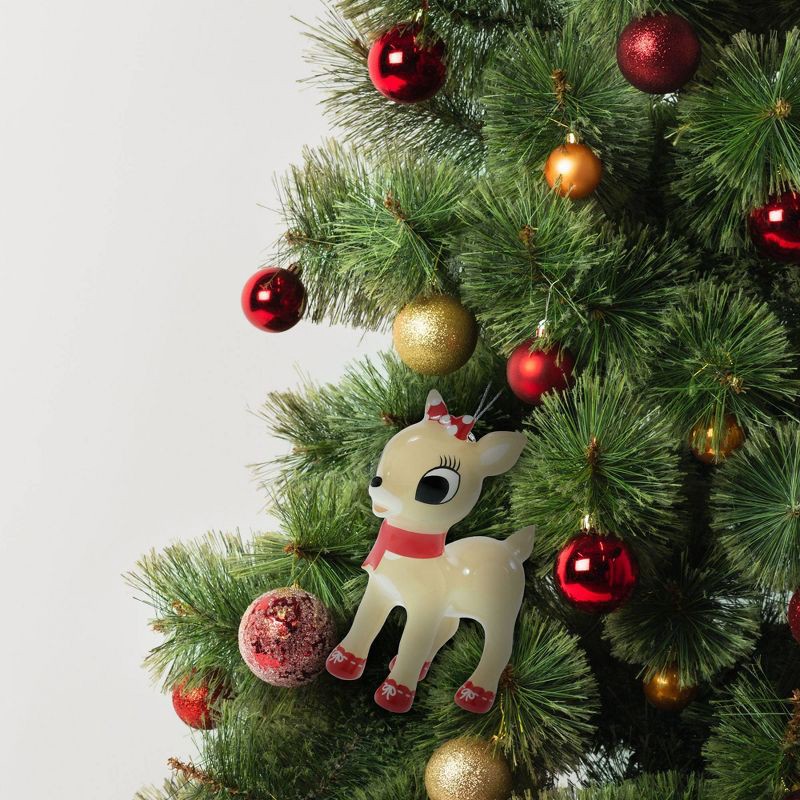 slide 3 of 3, Rudolph the Red-Nosed Reindeer Rudolph Clarice Tree Ornaments, 1 ct