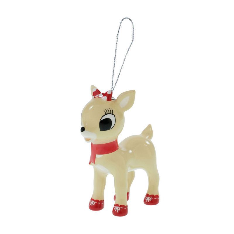 slide 1 of 3, Rudolph the Red-Nosed Reindeer Rudolph Clarice Tree Ornaments, 1 ct