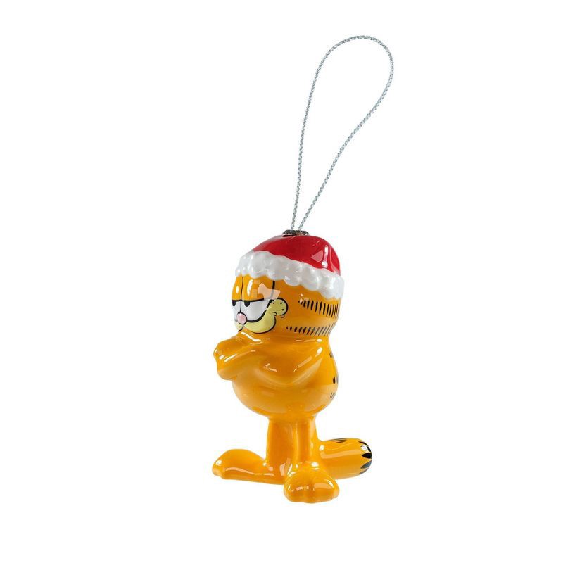 slide 2 of 3, Afro Unicorn Garfield Christmas Tree Ornament, 1 ct