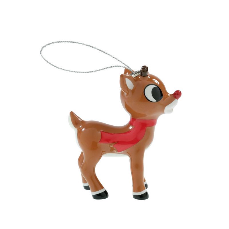 slide 2 of 3, Rudolph the Red-Nosed Reindeer Rudolph Tree Ornaments, 1 ct