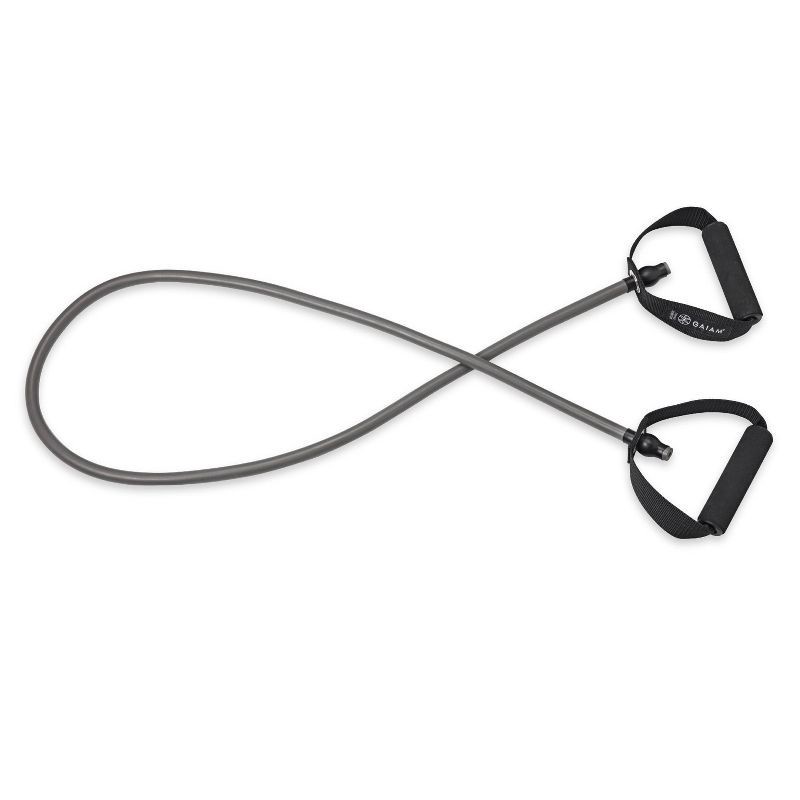 slide 2 of 6, Gaiam Studio Select Resistance Tube - Ultra-Heavy - Taupe, 1 ct