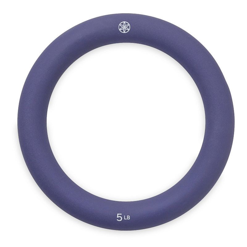 slide 2 of 6, Gaiam Studio Select Circle Weight 5lb Dumbbell, 5 lb