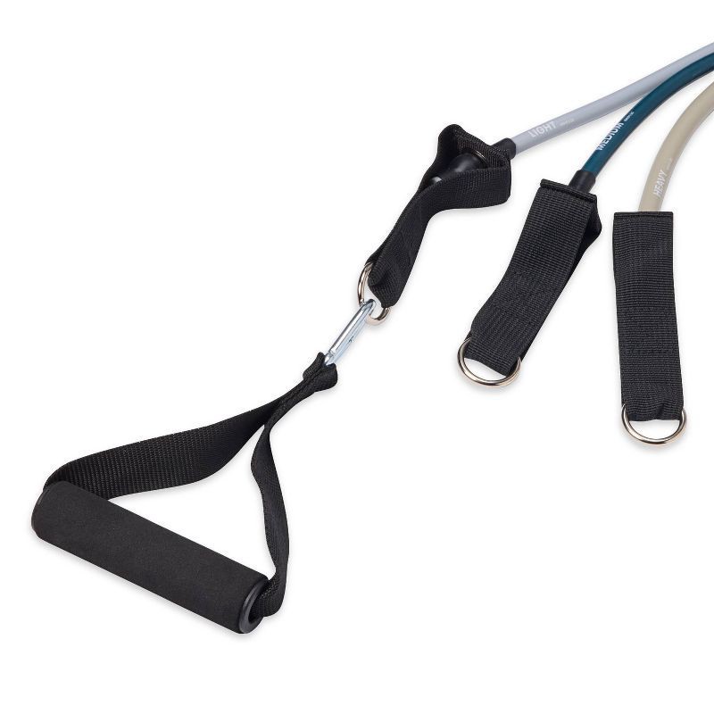 slide 4 of 9, Gaiam Studio Select Resistance Tube Gym in a Bag, 1 ct