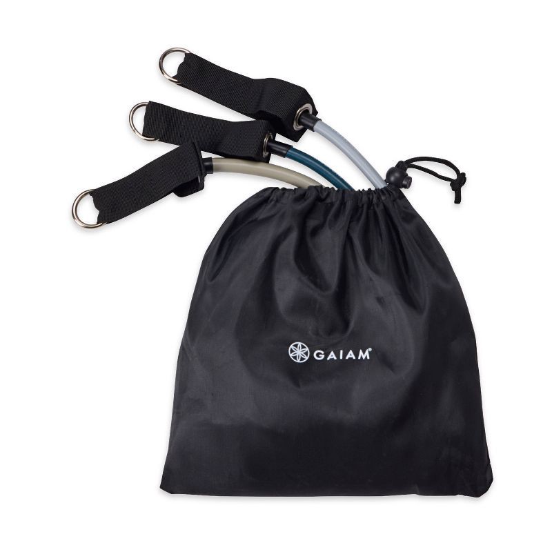 slide 6 of 9, Gaiam Studio Select Resistance Tube Gym in a Bag, 1 ct