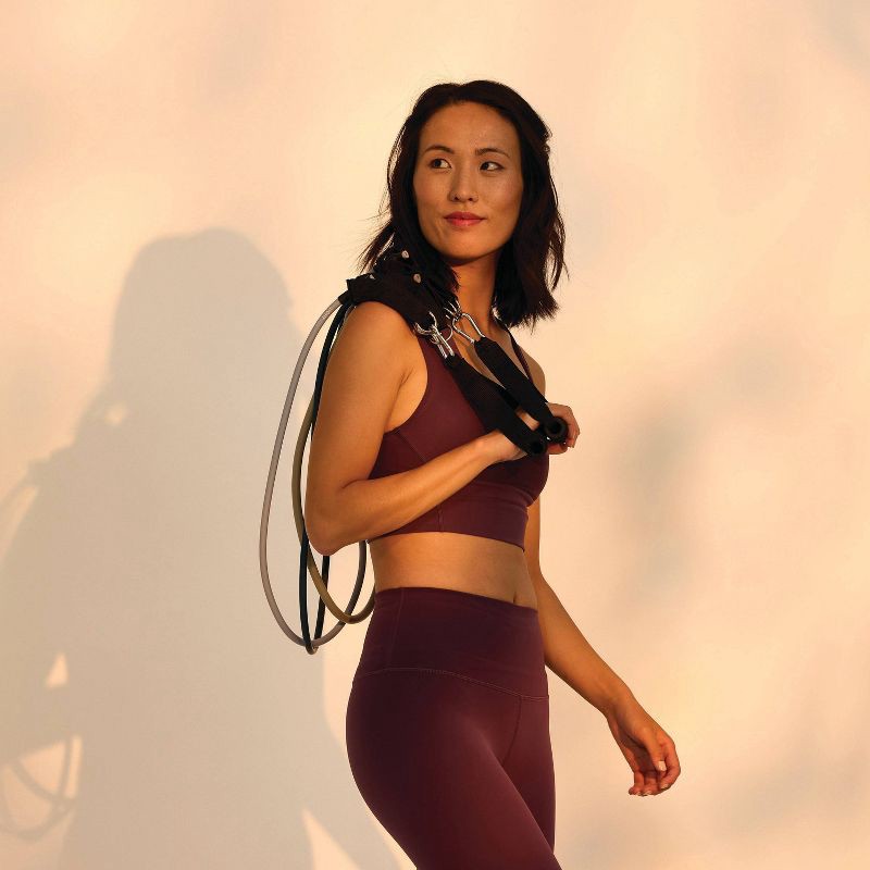 slide 9 of 9, Gaiam Studio Select Resistance Tube Gym in a Bag, 1 ct