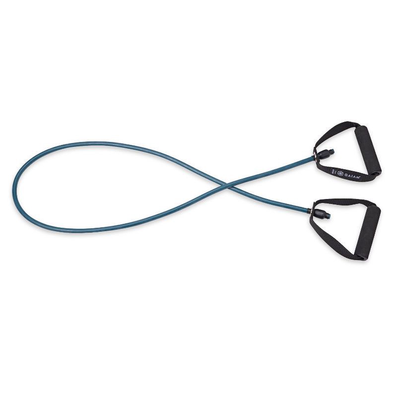 slide 2 of 6, Gaiam Studio Select Resistance Tube - Medium - Green, 1 ct