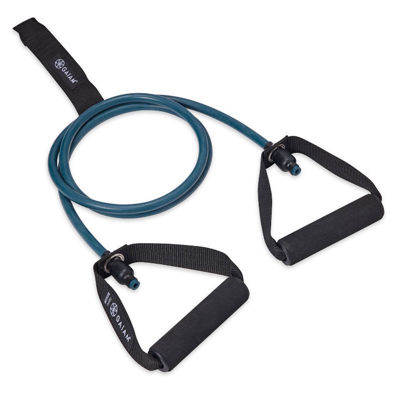 slide 1 of 6, Gaiam Studio Select Resistance Tube - Medium - Green, 1 ct