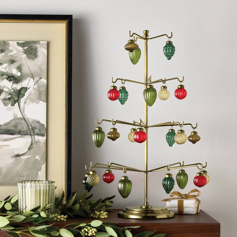slide 2 of 3, Hearth & Hand with Magnolia 20" Brass Tree Ornament Display - Hearth & Hand™ with Magnolia, 1 ct