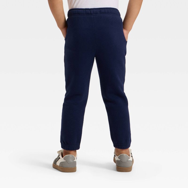 slide 2 of 3, Toddler Boys' Fleece Jogger Pants - Cat & Jack™ Navy Blue 4T, 1 ct