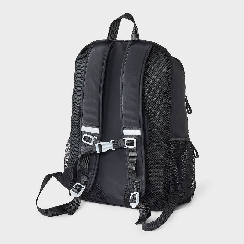 slide 2 of 4, Girls' 18" Two Pocket Backpack - art class™ Black, 1 ct