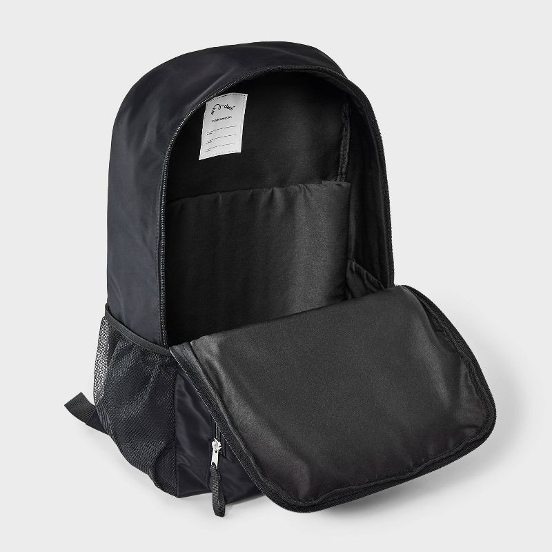slide 3 of 4, Girls' 18" Two Pocket Backpack - art class™ Black, 1 ct