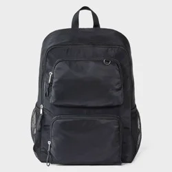 Girls' 18" Two Pocket Backpack - art class™ Black