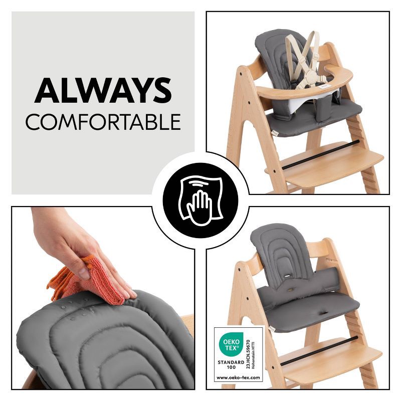 slide 2 of 9, Hauck Arketa High Chair and Cushion - Beech, 1 ct