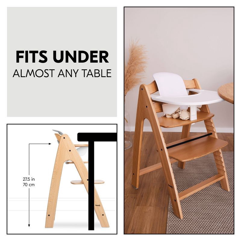 slide 4 of 9, Hauck Arketa High Chair and Cushion - Beech, 1 ct