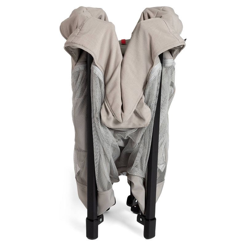 slide 5 of 12, Joie Sesame LX One-Hand Fold Playard with Bassinet & Folding Changer - Dove, 1 ct