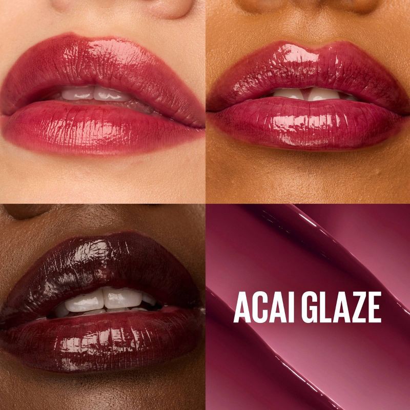 slide 3 of 7, Maybelline Lifter Glaze Hydrating Lip Makeup with Hyaluronic Acid - Acai Glaze - 0.1oz, 0.1 oz