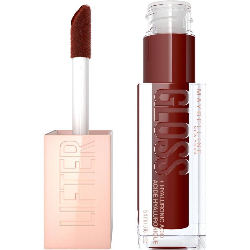 slide 1 of 7, Maybelline Lifter Gloss Plumping Lip Gloss with Hyaluronic Acid - Maple - 0.18 fl oz, 0.18 fl oz