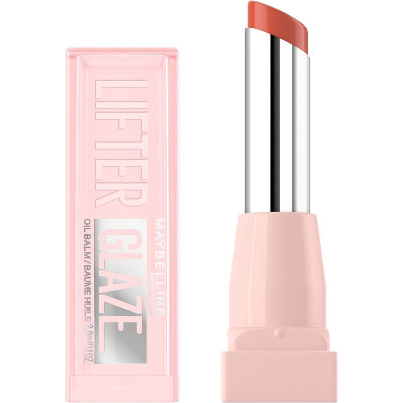 slide 1 of 7, Maybelline Lifter Glaze Hydrating Lip Oil Balm with Hyaluronic Acid - Caramel Glow - 0.1oz, 0.1 oz