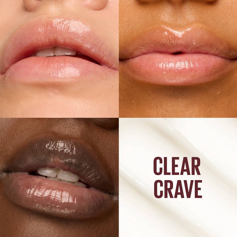 slide 3 of 7, Maybelline Lifter Glaze Hydrating Lip Makeup with Hyaluronic Acid - Clear Crave - 0.1oz, 0.1 oz