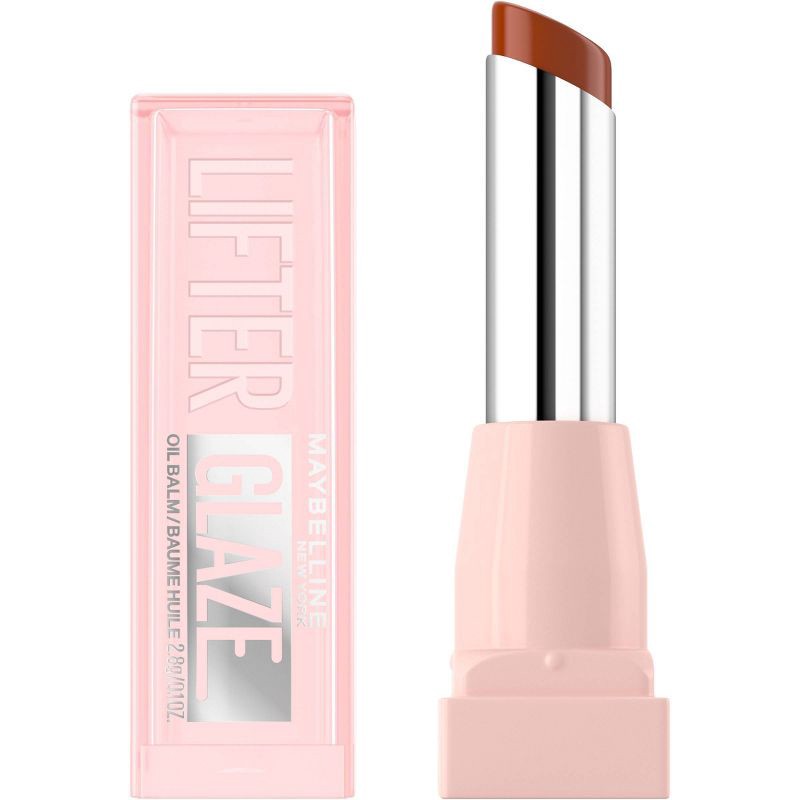 slide 1 of 7, Maybelline Lifter Glaze Hydrating Lip Oil Balm with Hyaluronic Acid - Latte Crush - 0.1 oz, 0.1 oz