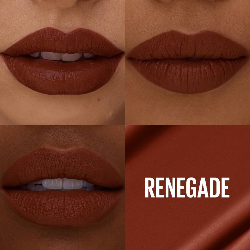slide 2 of 9, Maybelline SuperStay Matte Ink Liquid Lipstick - 515 Renegade - 0.17 fl oz, 0.17 fl oz