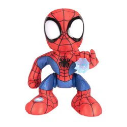 Spidey and His Amazing Friends Flip Spidey Stuffed Animal: Polyester Figure Toy with Character Theme