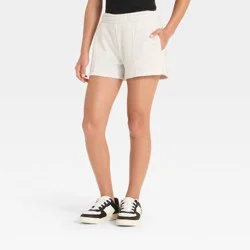 Girls' Fleece Shorts - art class™ Heather Gray L