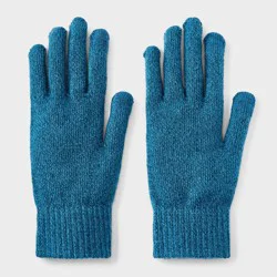 Men's Classic Knit Touch Gloves - Goodfellow & Co™ Blue