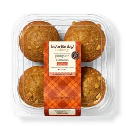 Pumpkin Streusel Muffins - 14oz/4ct - Favorite Day™
