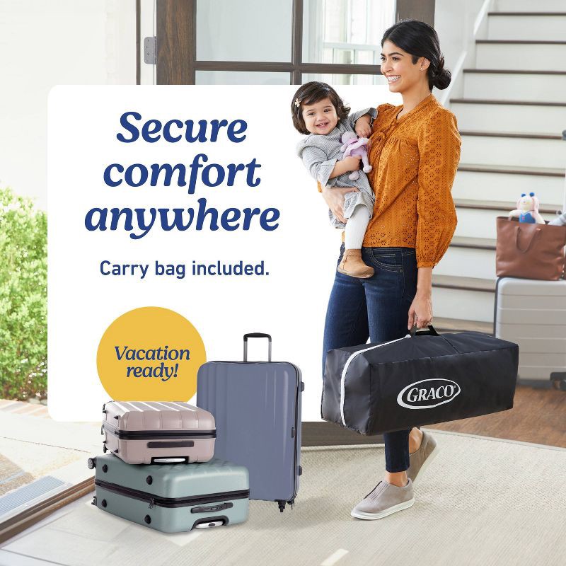 slide 5 of 8, Graco On the Go Zip DLX Playard, Parker, 1 ct