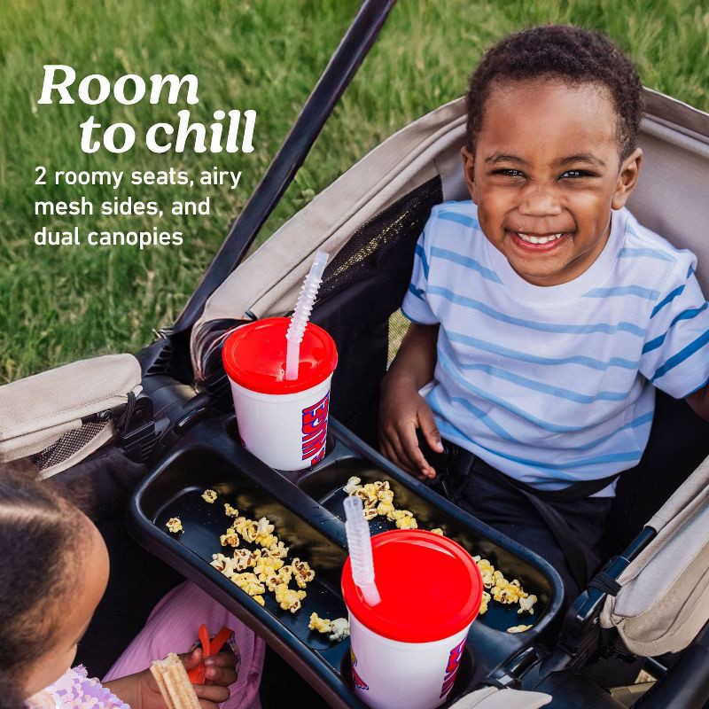 slide 4 of 7, Graco® Ready2Roll™ Stroller Wagon- Pinnacle, 2 ct