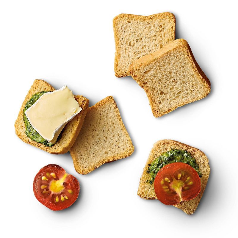 slide 3 of 4, Wheat Mini Toasts 2.8oz - Good & Gather™, 2.8 oz