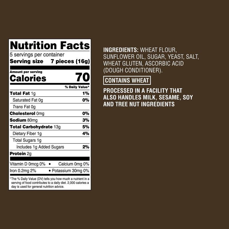 slide 4 of 4, Wheat Mini Toasts 2.8oz - Good & Gather™, 2.8 oz
