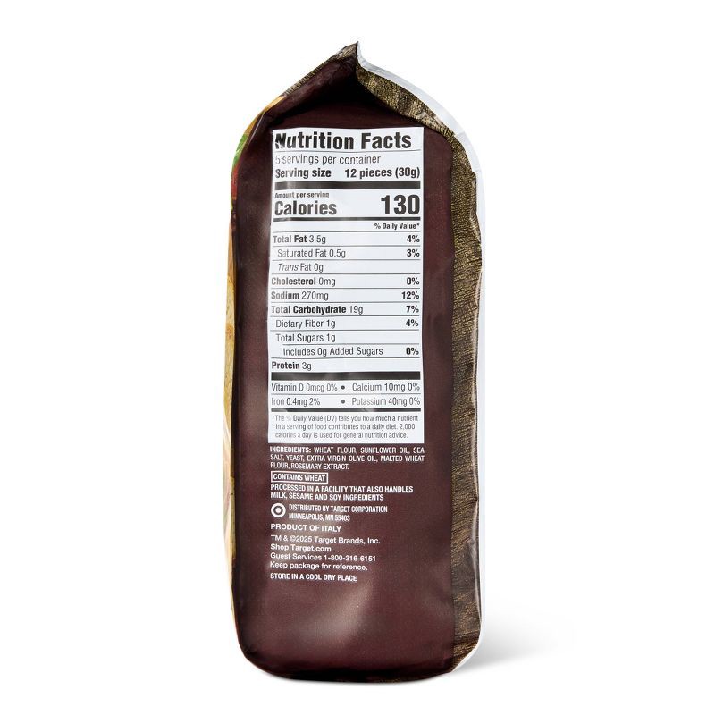 slide 2 of 5, Mini Bruschette with Extra Virgin Olive Oil - 5.3oz- Good & Gather™, 5.3 oz