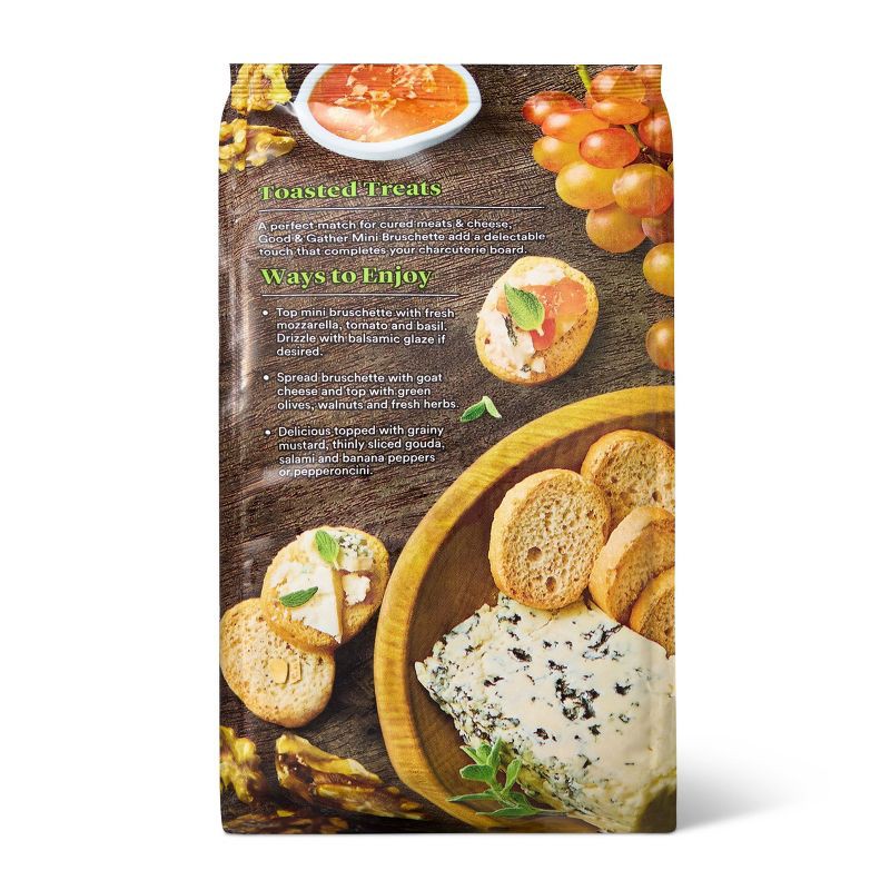 slide 3 of 5, Mini Bruschette with Extra Virgin Olive Oil - 5.3oz- Good & Gather™, 5.3 oz