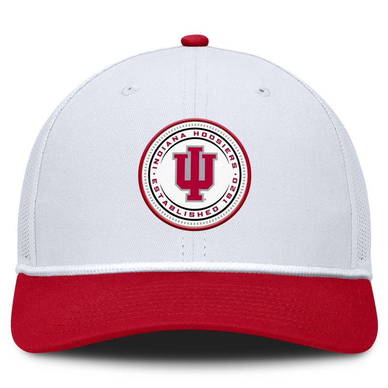 slide 2 of 4, NCAA Indiana Hoosiers Structured Mesh Snapback Hat, 1 ct