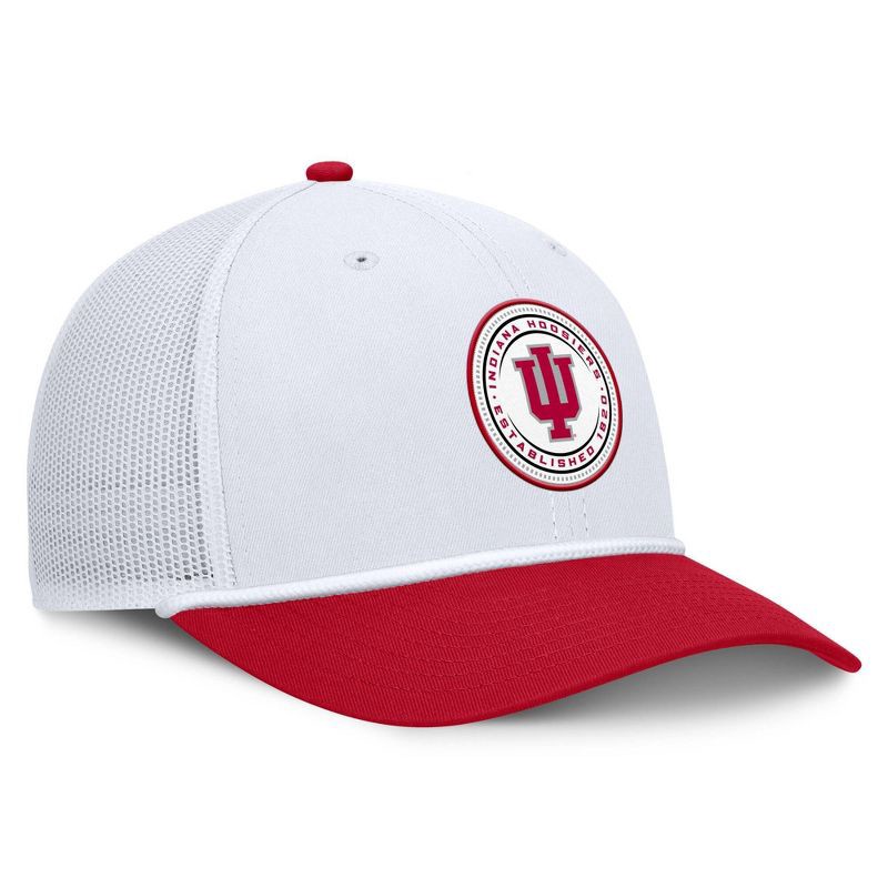 slide 3 of 4, NCAA Indiana Hoosiers Structured Mesh Snapback Hat, 1 ct
