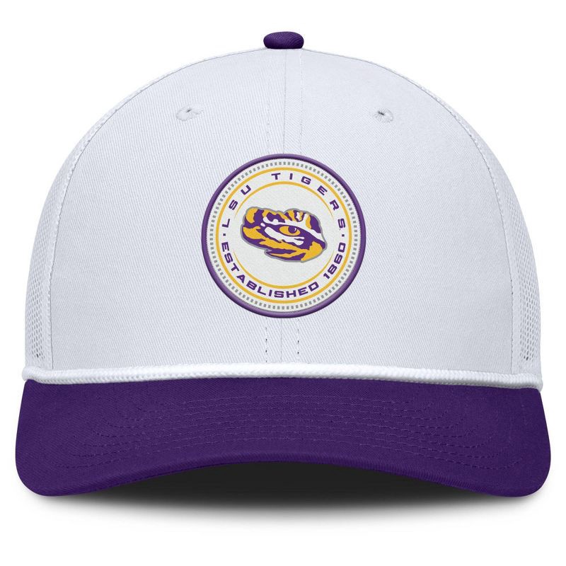 slide 2 of 4, NCAA LSU Tigers Structured Mesh Snapback Hat, 1 ct