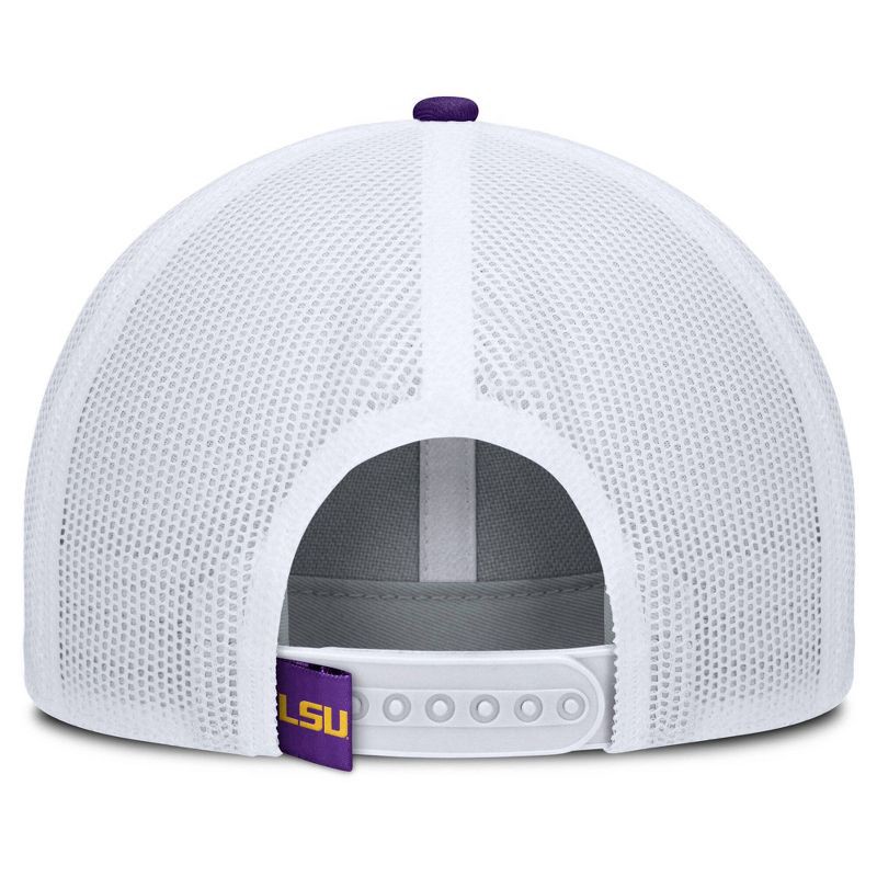 slide 4 of 4, NCAA LSU Tigers Structured Mesh Snapback Hat, 1 ct