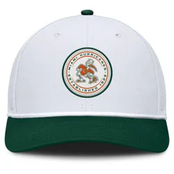 NCAA Miami Hurricanes Structured Mesh Snapback Hat