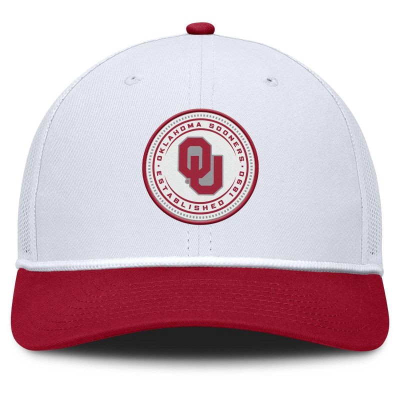 slide 2 of 4, NCAA Oklahoma Sooners Structured Mesh Snapback Hat, 1 ct