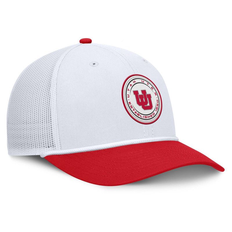 slide 3 of 4, NCAA Utah Utes Structured Mesh Snapback Hat, 1 ct