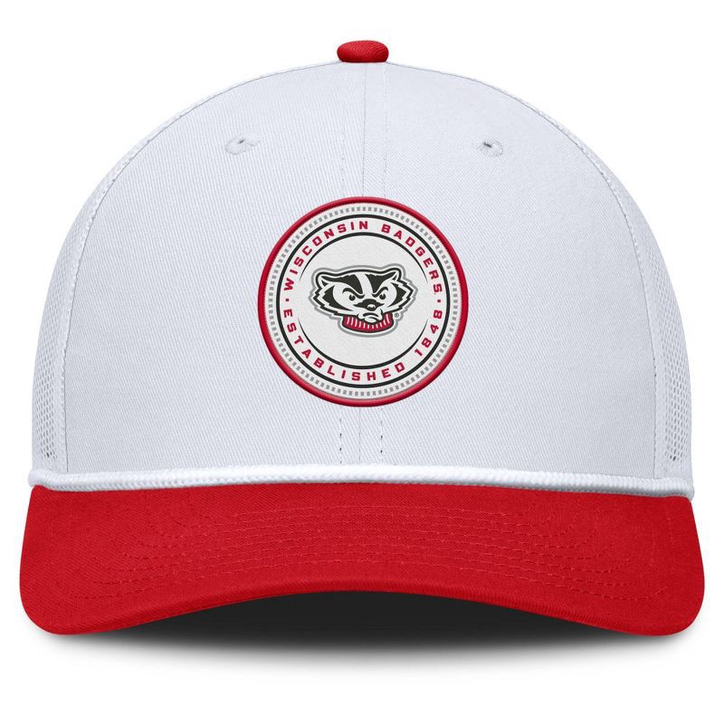 slide 2 of 4, NCAA Wisconsin Badgers Structured Mesh Snapback Hat, 1 ct
