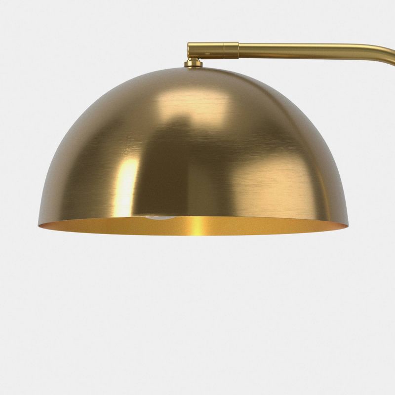 slide 4 of 4, Glossy Metal Table Lamp Brass - Room Essentials™, 1 ct
